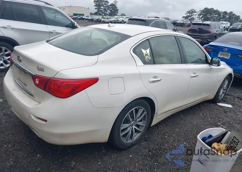 2014 Infiniti Q50 Premium из США, поврежденный, VIN JN1BV7AP6EM684263